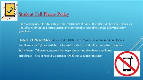 cell phone policy 2023